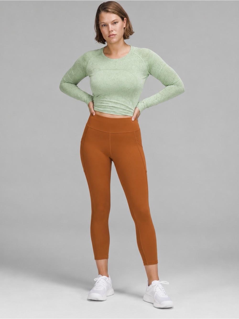 Lululemon Invigorate High-Rise Tight 25” Butternut Brown Leggings Size 2